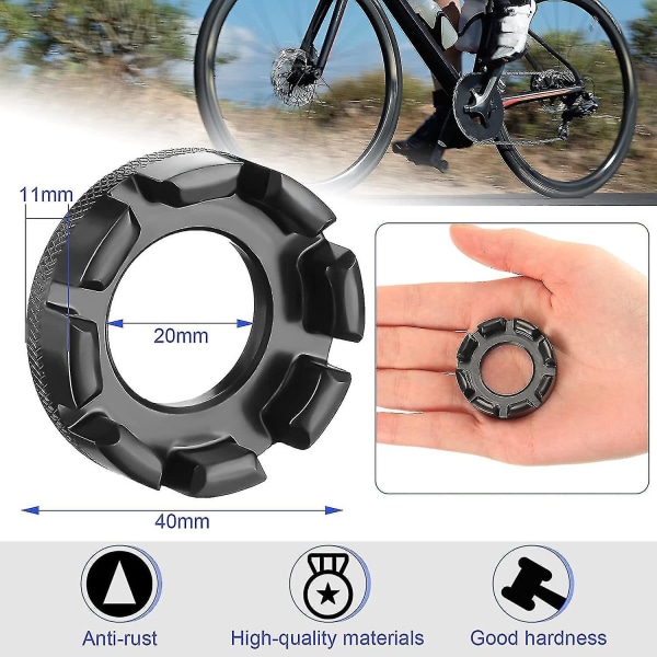 8-veis sykkeleikernøkkel 6 størrelser 10-15 sporvidde