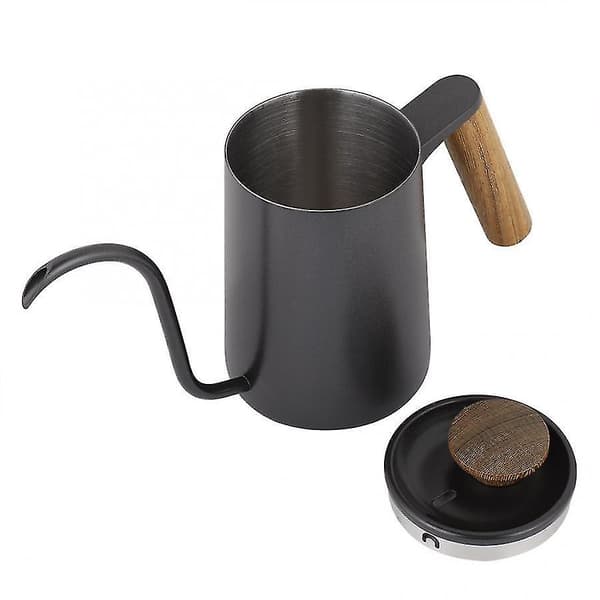 600ml Drypkedel i Rustfrit Stål med Svanehals til Kaffe og Te