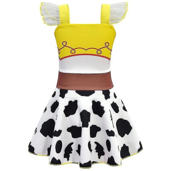 Jentekostyme for barn - Jessie fra Toy Story (kort erme) 4-5 Years