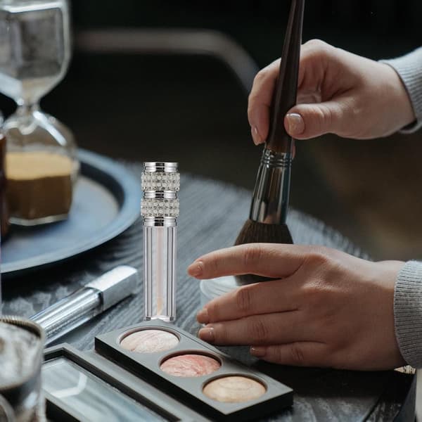 6 stk. 5 ml tomme lipglossbeholdere, plastleppepomadeflasker, DIY påfyllbare tuber