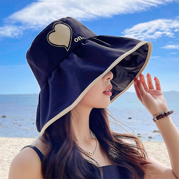 Enkel Fiskehatt Sommar Vikbar Solhatt Solskydd För Morgontraining Caramel colour