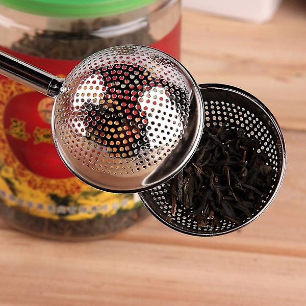 Kula-tryck Te-blad Ört-låsande Infuser Sil