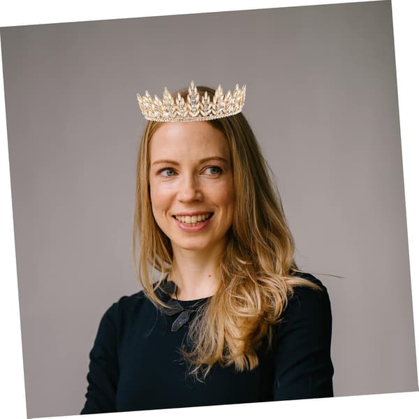 Strasskrona Brudhuvudbonad Tiara Bröllopskrona Brudtiara Bröllopsbrud