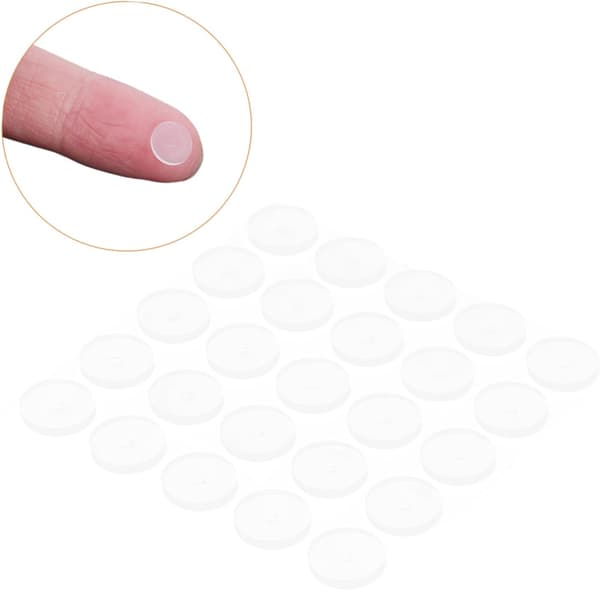 200 stk. silikone-øreringepuder Bløde silikone-øreringepuder Komfortstopper til klip-smertelindring