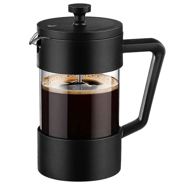 Fransk Press Kaffe- och Temakerare av Tjock Borosilikatglas