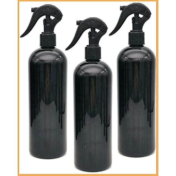 300 ml Tomma Sprayflaskor Dimma Spray Svart Lockigt Hår Växt