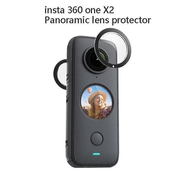 6x Linssisuojat Kameran runko Sticky Protector Cover Kits Linssinsuojus cap Insta 360 One X2:lle