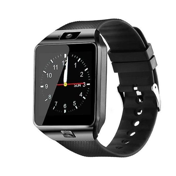 Smartwatch Smartwatch Bluetooth Touchskærm Smart Beskedpåmindelse Sport Trin Tælling Black