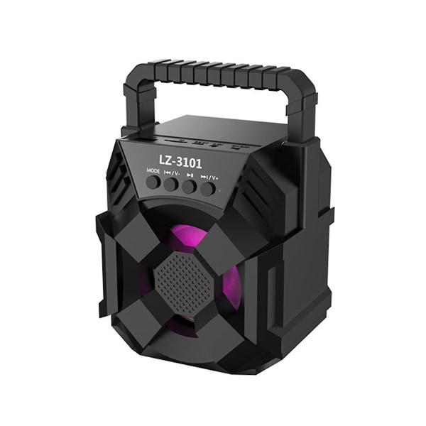 Lz-3101 trådlös högtalare Uppladdningsbar 360 graders stereo mini portabel utomhus Bluetooth-kompatibel ljudbox för hemmet
