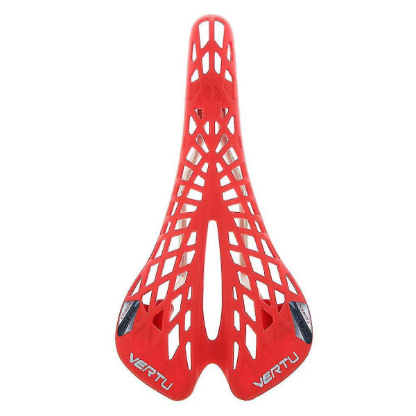 Cycling Road Bike Mtb Ultralight Hollow Out Spider Saddle Seat Cushion Fixed Gear (red)