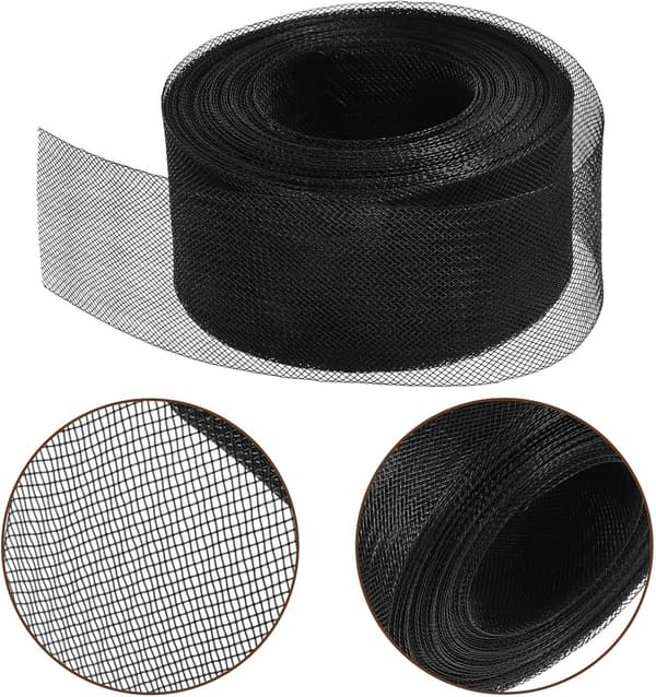 5 cm bred polyester hästhårsfläta styv nätkant för DIY sömnad klädtillbehör