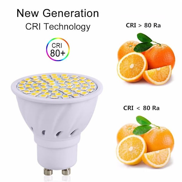 10 stk 6 stk 5 W LED Spotlight 400 Lm GU10 GU5.3 80 LED SMD