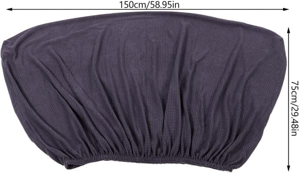 Elastiskt sänggavelöverdrag Helomslutande Polyester Sänggavel Skyddande Ärmar Repfri