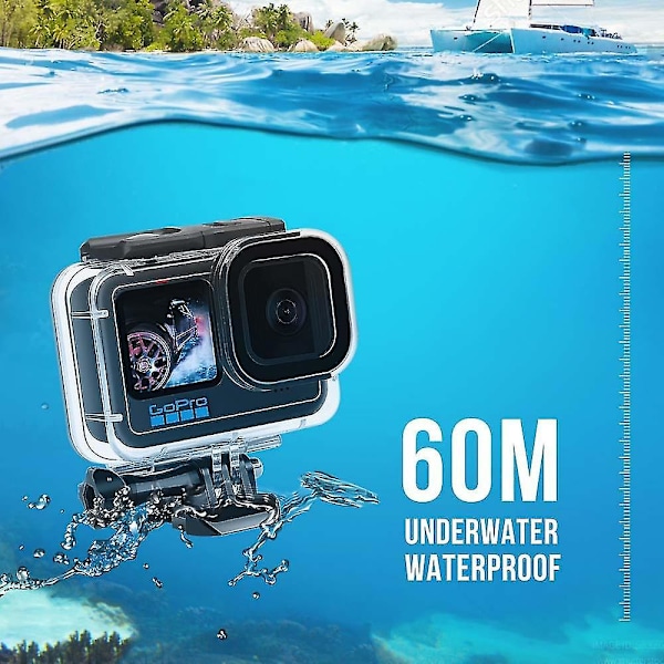 Vandfast Etui Gopro Hero 10 9 60m Dykning Hus