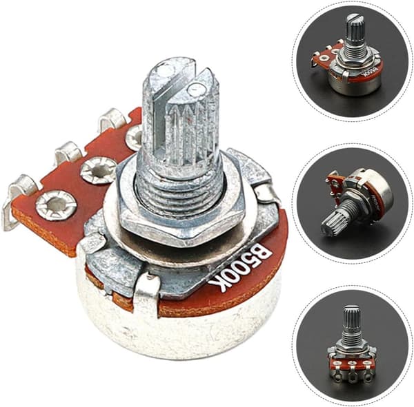 Liten Potentiometer Mini Gitarr Potentiometer Metall Brun Exakt Justering Mångsidig Volymkontroll