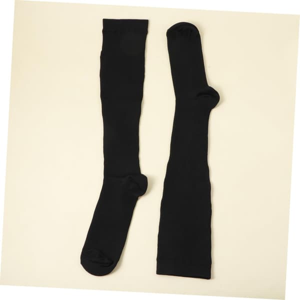2 par kvindelige lægkompressionsstrømper Mode elastisk trykslange