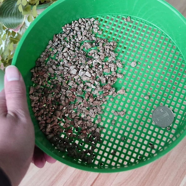 Plastik Have Sigte Riddel Grøn Kompost Jord Mesh Værktøj