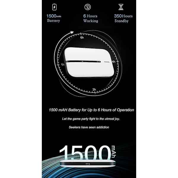 Huawei 4G Router Mobil Wifi E5576 Låst op Hotspot
