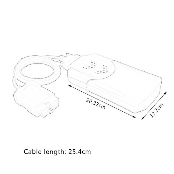 TCS CDP Pro OBD2 -diagnosointityökalusarja autoille Bluetoothilla tai ilman