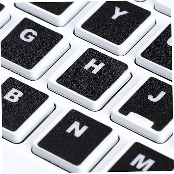 10 Ark Tastaturklistremerker Datamaskintastatur Alfabetklistremerker