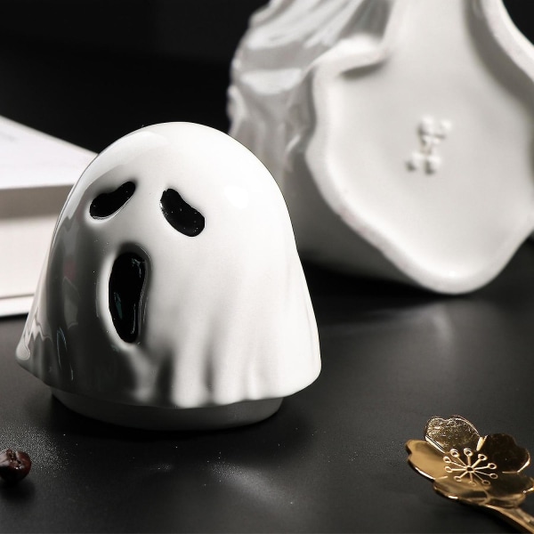 3D suuren kapasiteetin huijaus 401-500 ml valkoiset Halloween-mukit