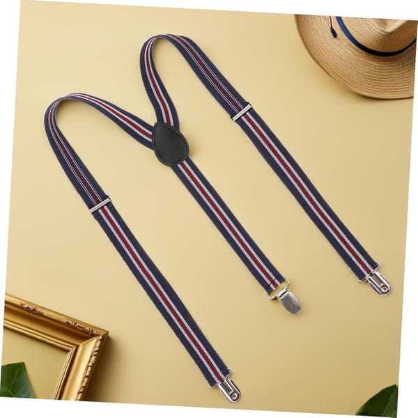2 st randiga hängslen elastiska tunna mode kvinnor avslappnade unisex