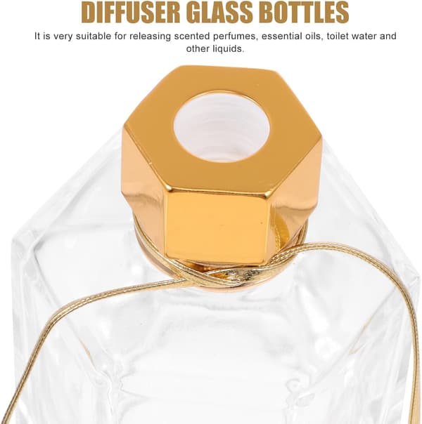 2 st doftflaska i glas aromaterapibehållare med diffusorflaskfunktion