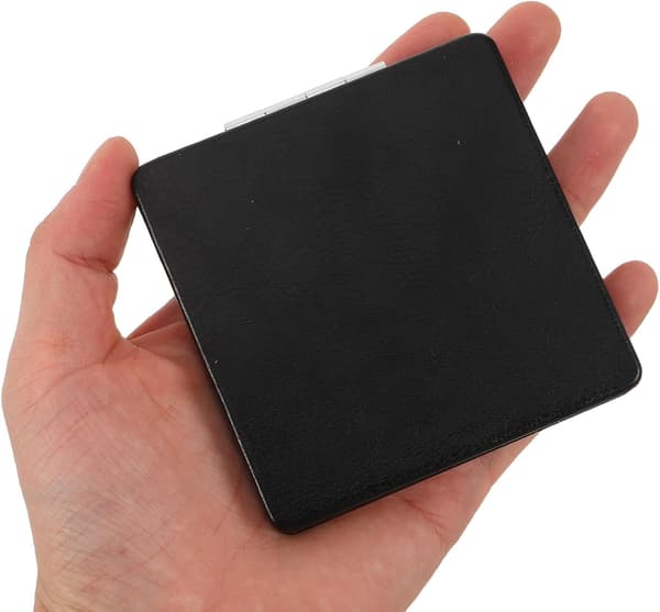 Bærbart foldbart makeupspejl 3 stk. sæt 8 cm små firkantede lommespejle