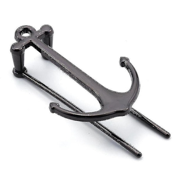 Metal Ankerikirjanmerkki Metalli Sivunpidike (1 kpl, musta)