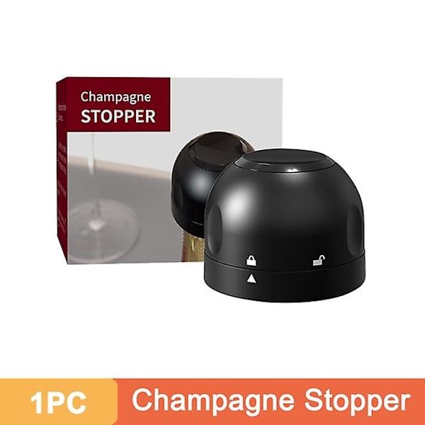 Tyhjiöviinipullon sulkijat, uudelleenkäytettävät viinipullon sulkijat, samppanjan sulkija, korkkisetti, vuotamaton säilytyssarja Champagne Stopper