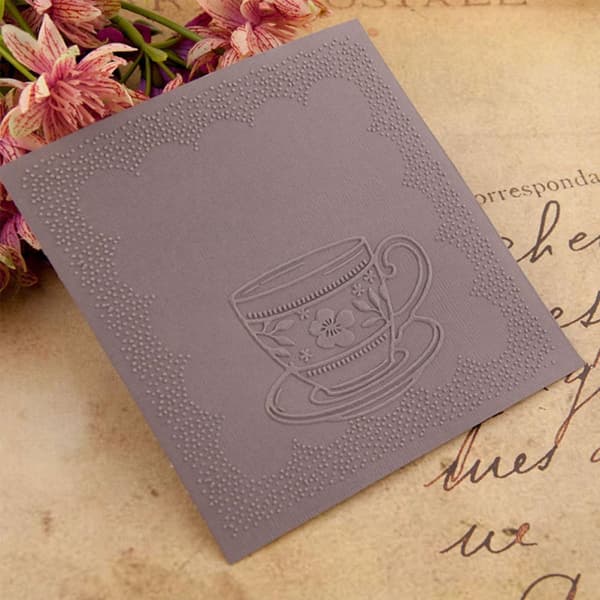 2 stk. pregefolder i plast for scrapbooking og papirhåndverk