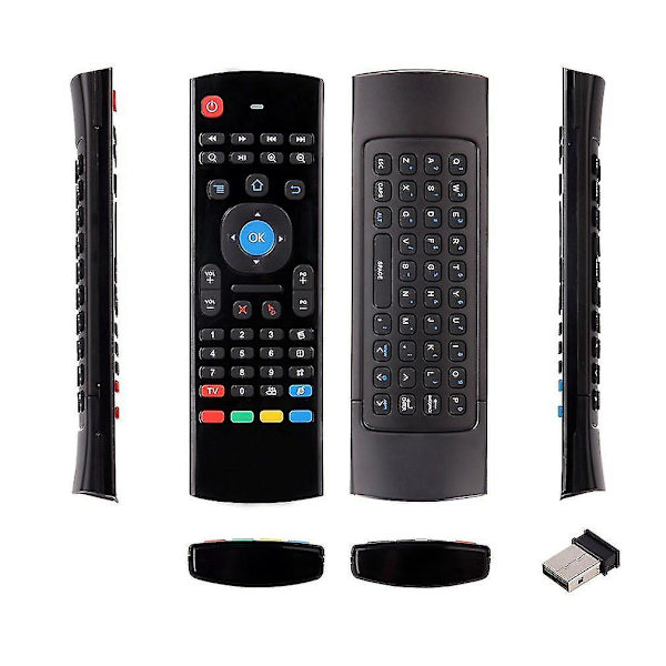 2,4 GHz Mini Langaton Kaukosäädin Näppäimistö Hiiri Android TV:lle