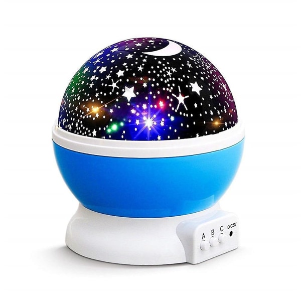 Led-projektori Star Moon Night Light Sky Pyörivä joulu