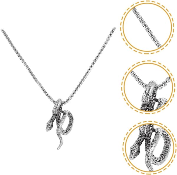 Ormhalsband för kvinnor Mode Ormberlock Halsband för vardagsbruk