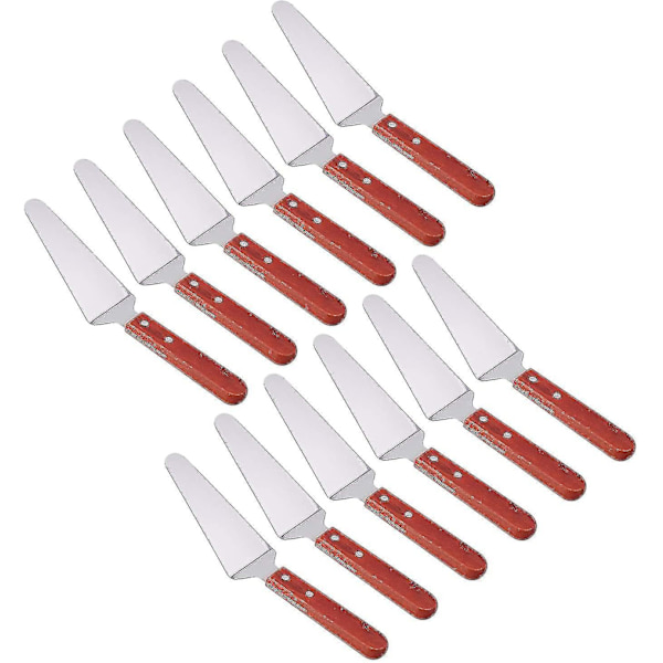 12pk Server for Pai i Rustfritt Stål med Trekake Cutter