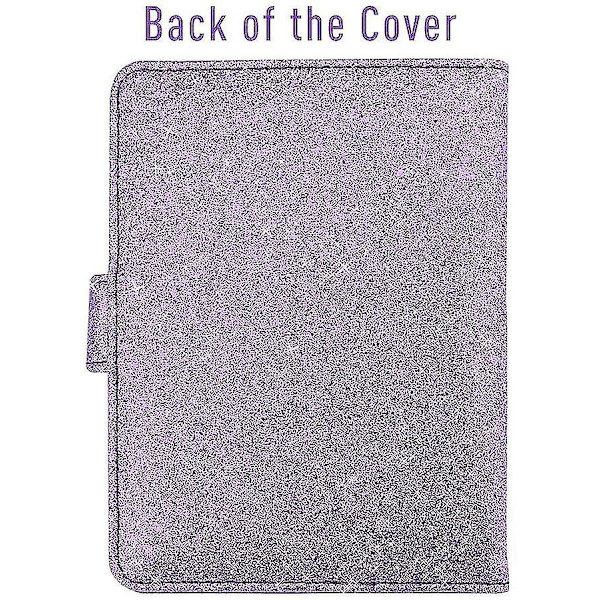 Pas Cover. Glitter. RFID Blokering. Premium PU Læder. Rejse Tegnebog.