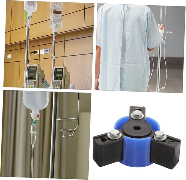 Infusionsstangforbinder Forbinder til nederste stang Gulvtilbehør Infusionsstativtilbehør