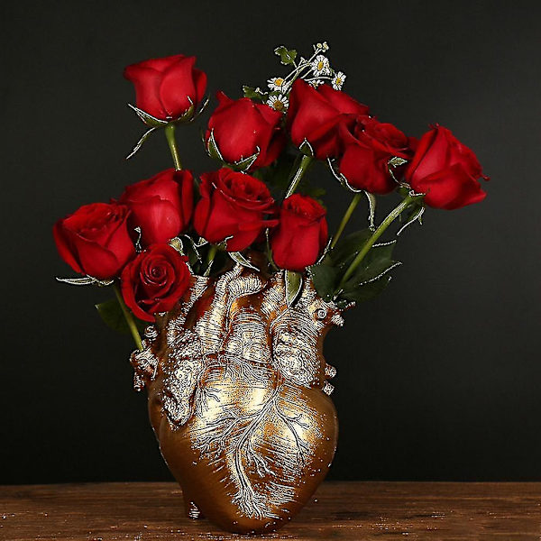 Nordisk Stil Vase Harpiks Kunst Desktop Plantepot Til Stue Dekoration-d