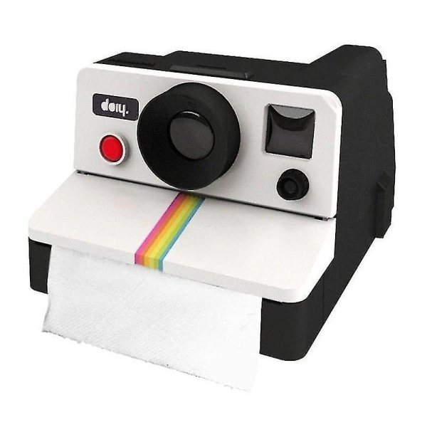 Kreativ vevboks i retro Polaroid-kameraform