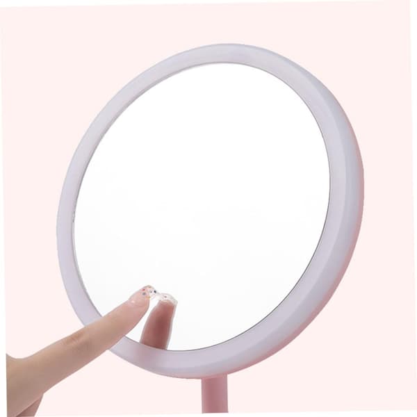 Snygg LED-bordsminkspegel Bärbar Modespegel för Enkel Sminkapplicering Lättviktsdesign