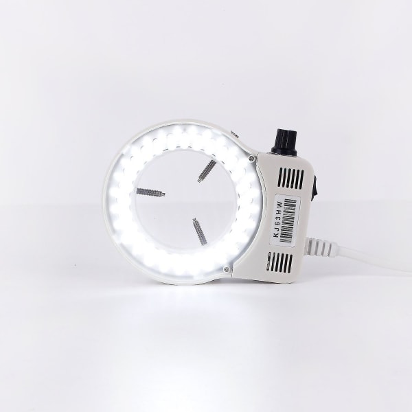Justerbar LED-ringlys for mikroskopbelysning