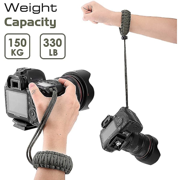 Kamerahåndledsrem,[2 Pack] Justerbar håndledsrem til kamera, kikkert