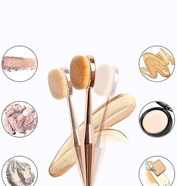 2 stk Makeup Pensler, Ansigtsmakeup Pensel, Multifunktionel Makeup Pensel