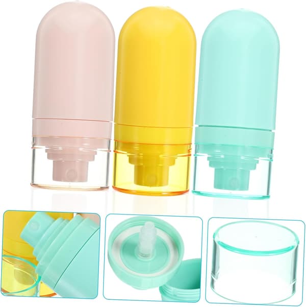 3 st 30 ml ABS-plast reseflaskor med vakuumspraypump