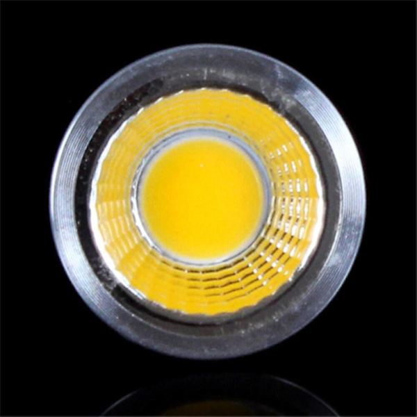 5 stk. 5W LED Spotlight Gu10 Gu5.3 E26 E27 Mr16 Cob Hvid