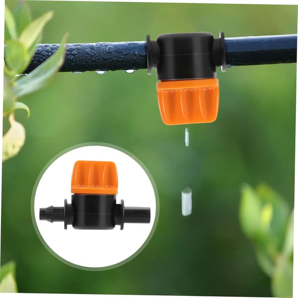 10 stk. Mini Havevandingsventiler 4/7 Rørforbindelser Pp Materiale Let at Bruge