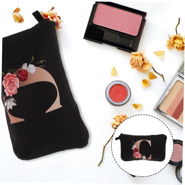 Stor kosmetiktaske Glat og robust lynlås, makeup-organizer i polyester