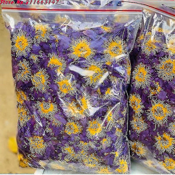 Topp 5A Blå Lotus Tørkede Blomster For Sachet Putefyll Naturlig Nymphaea Bulk For Lys Bryllup Røkelse Hjemme Duftproduksjon-yuhao 50g Blue Lotus
