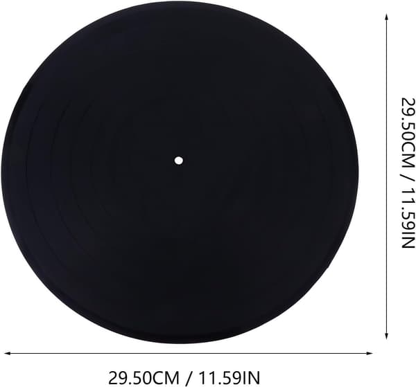 Silikonunderlag Grønn Retro Vinylplate Stil Varmeisolasjon og Elastiske Egenskaper Enkel