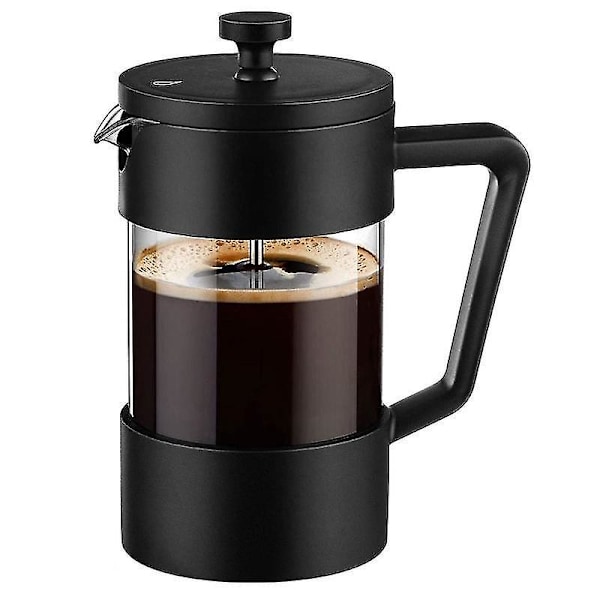 Tjock Borosilikatglas Kaffepress Rostfri Säker